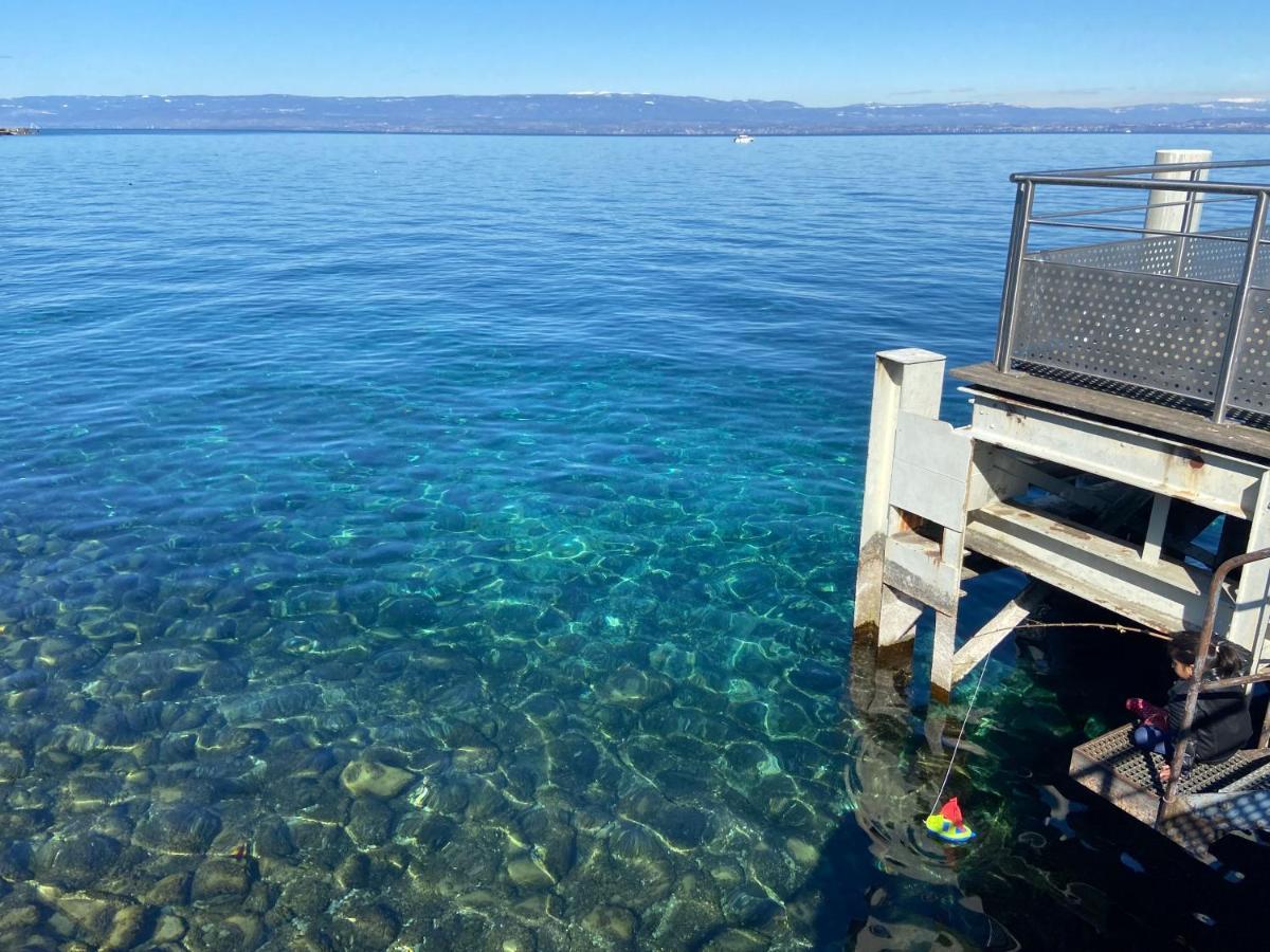 Bord De Lac,2 Chambres Superbe Vue Lac 5Mn Evian ลูกรัง ภายนอก รูปภาพ